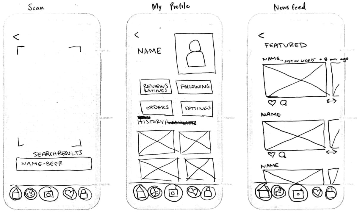 Low Fidelity Sketches 3